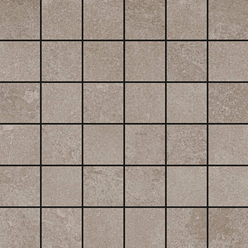 Aleluia Avenue - Taupe - Vloertegel - 29,5x29,5cm - Mozaïek - Mat - DC953