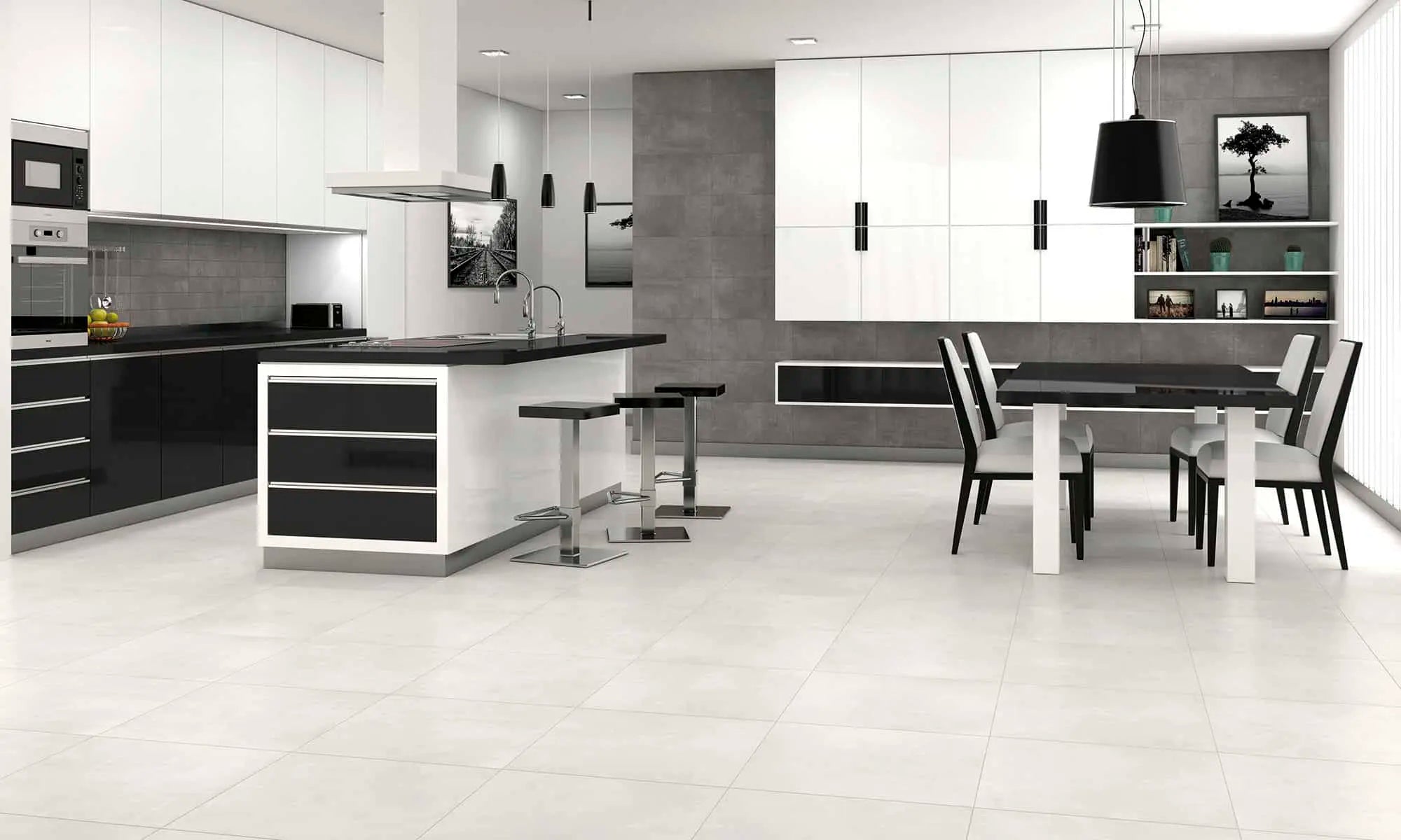 Aleluia Alpe - Anthracite - Wandtegel - 30x60cm - Mat - R852