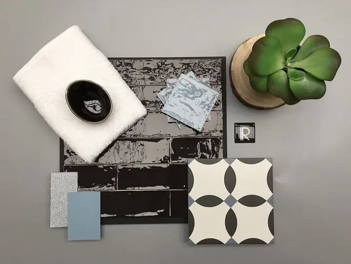 Revoir Paris Atelier - Noir - Wandtegel - 6,2x25cm - Glans - WW_005