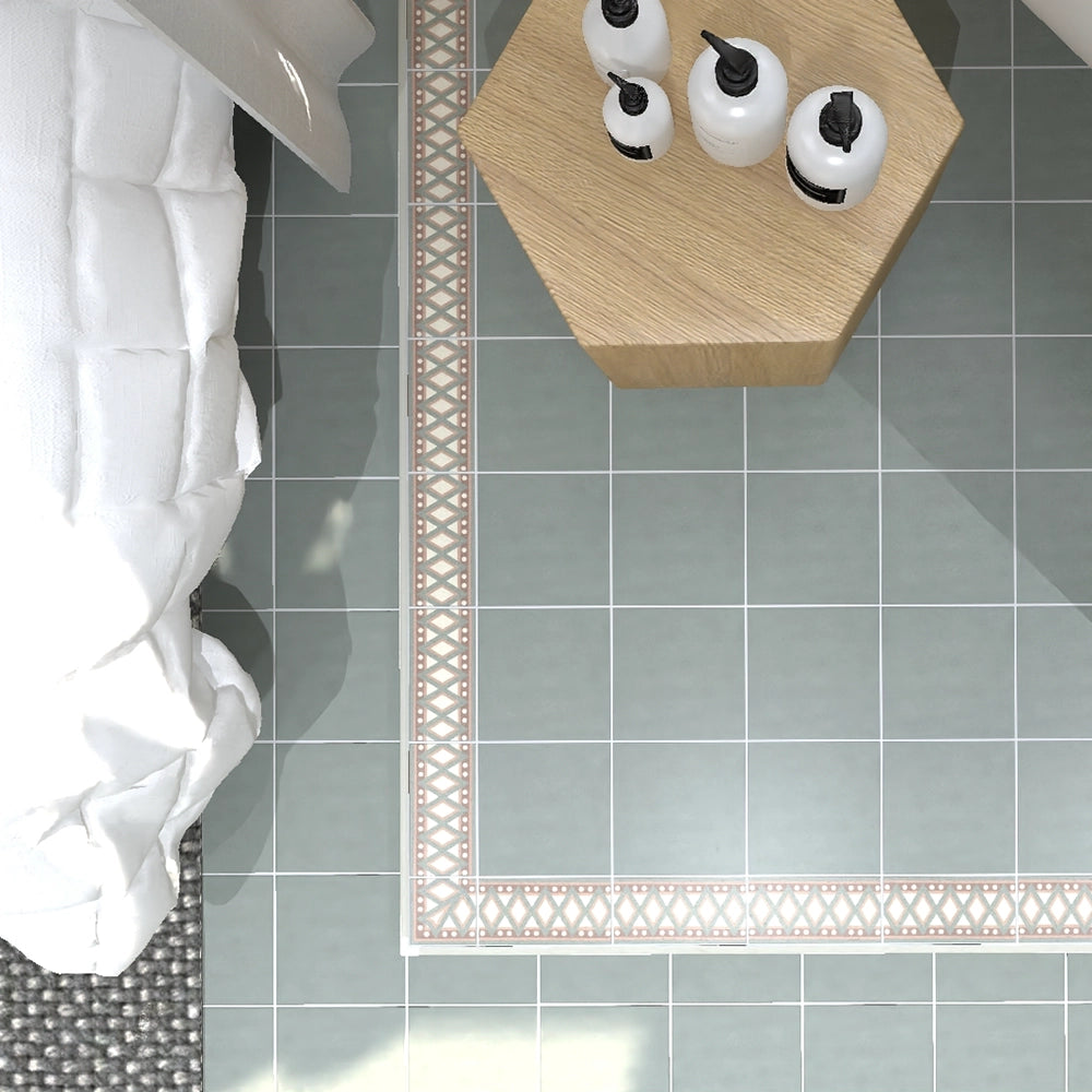 Revoir Paris Bel Histoire - Avocat - Vloertegel - 15x15cm - Decor - Mat - VVS1515_049