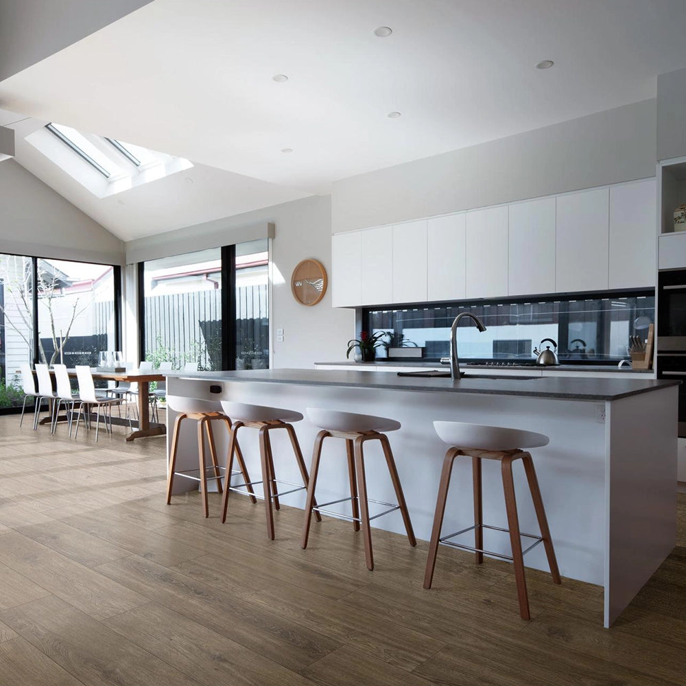 Houtlook - Vloertegel - Bruin - 25x150cm - Mat - R85OSMA