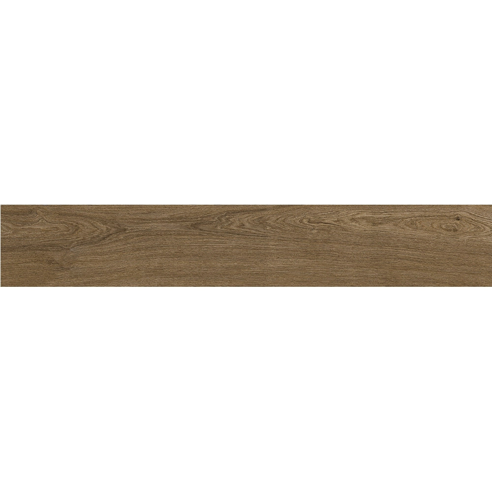 Houtlook - Vloertegel - Bruin - 25x150cm - Mat - R85OSMA