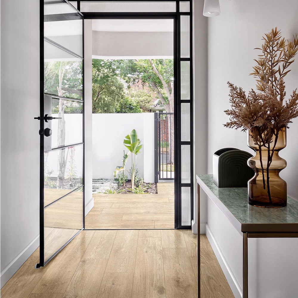 Houtlook - Vloertegel - Beige/Creme - 20x120cm - Mat - R85OSBE