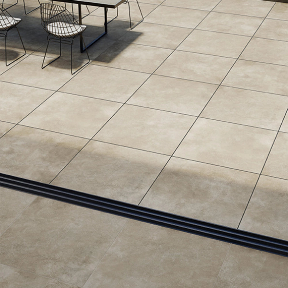 Betonlook - Vloertegel - Beige/Creme - 80x80cm - Mat - C05IMAR