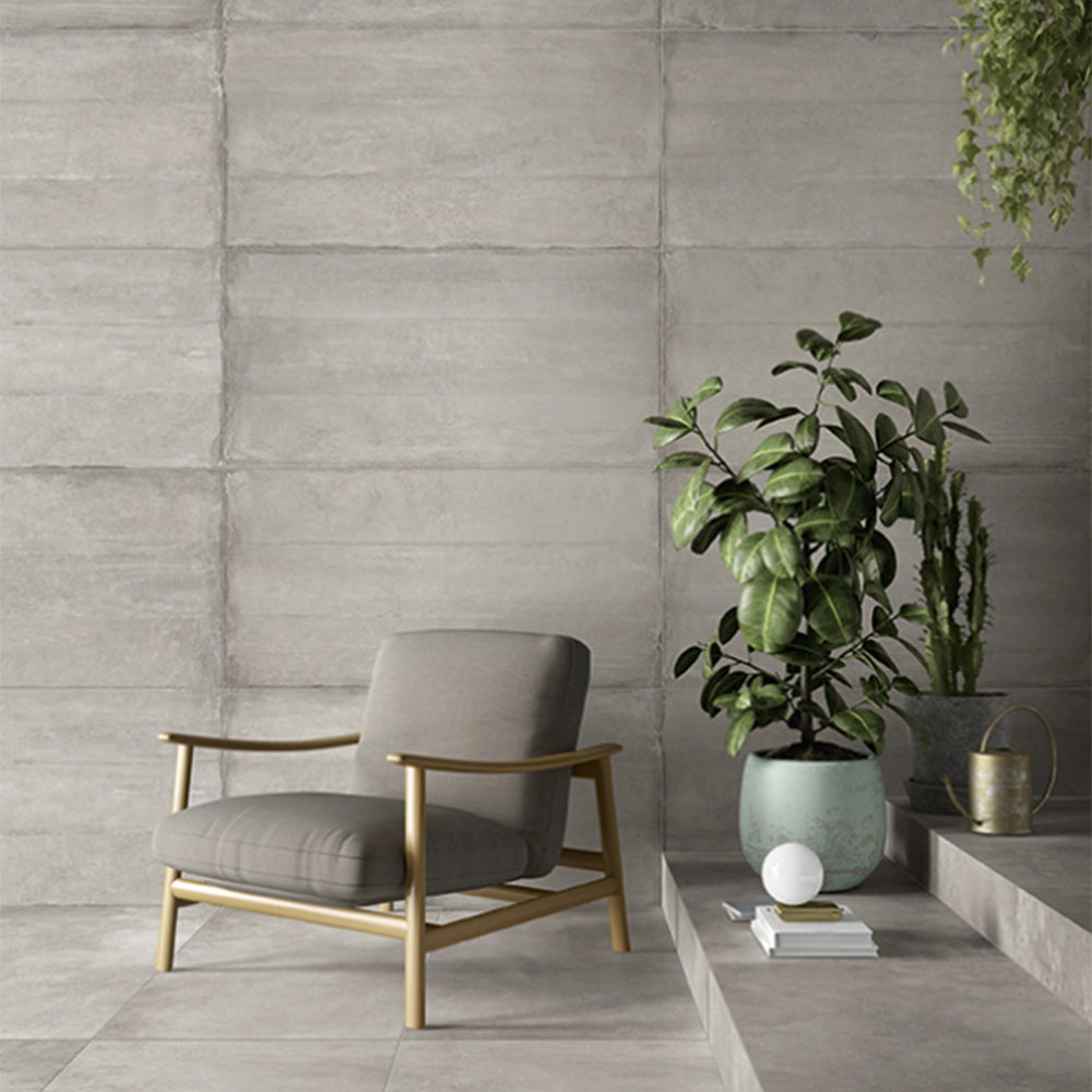 Betonlook - Vloertegel - Grijs - 120x120cm - Mat - C05IMSQ