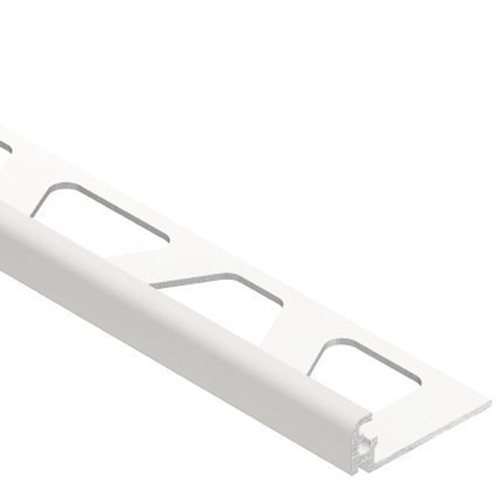 Schlüter Jolly - Tegelprofiel - H=11cm - L=300cm - Aluminium - Mat - Zuiver Wit - J110MBW