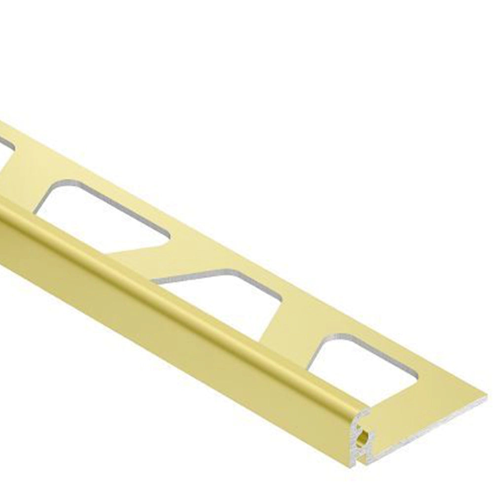 Schlüter Jolly - Tegelprofiel - H=11cm - L=250cm - Aluminium - Satijn - Mat - Brass - J110AM