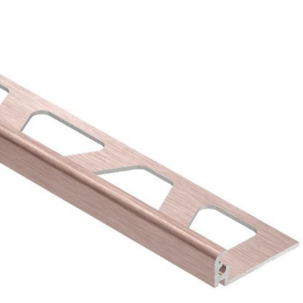 Schlüter Jolly - Tegelprofiel - H=8cm - L=250cm - Aluminium - Geborsteld - Koper - J80AKGB