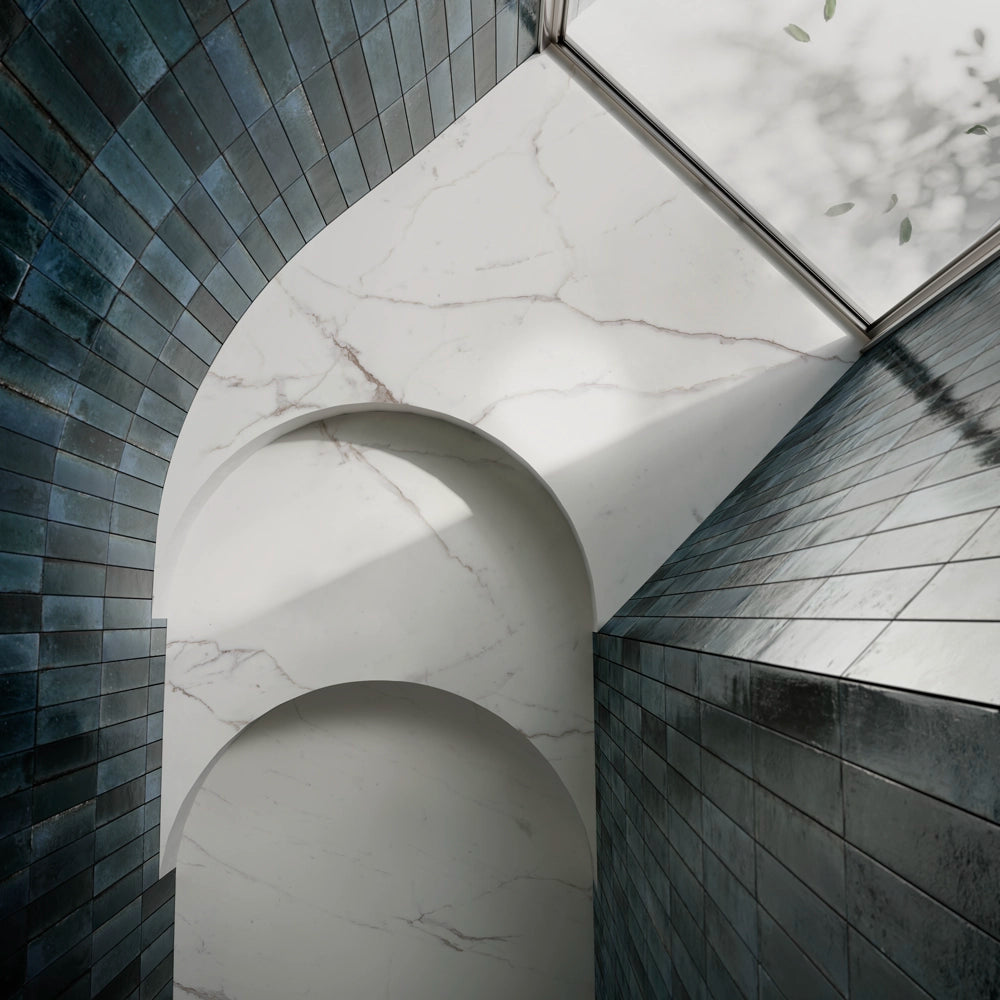 Ragno Look – Blu – Wandtegel – 6x24cm – Glans – R8FR