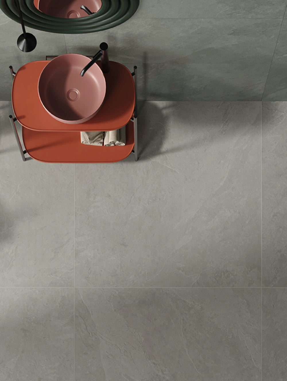 Natuursteenlook – Vloertegel – Grijs – 60x60cm – Mat – R85SLCL