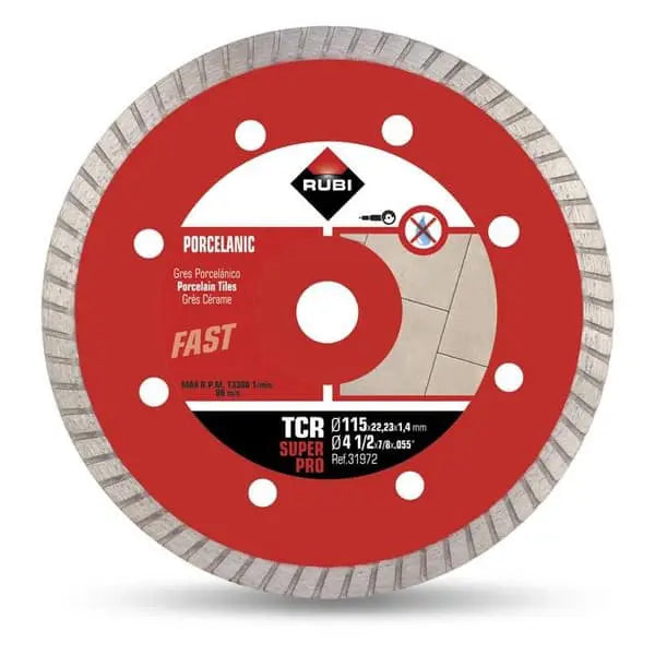 Rubi Turbo TCR-115 Diamantzaagblad - 115mm - Droog