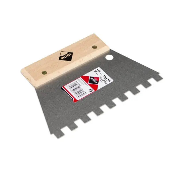 Rubi - Lijmspaan 18cm - Vertanding 10x10mm - Houten Greep