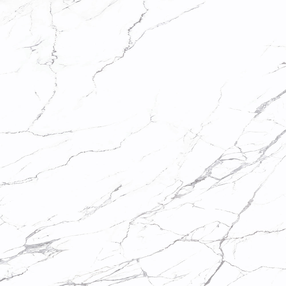 Marmerlook - Vloertegel - Wit - 120x120cm - Gepolijst - C05ANST