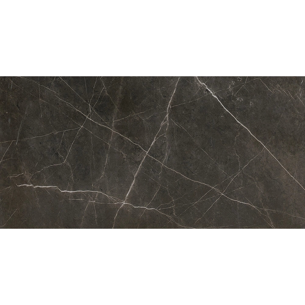 Marmerlook - Vloertegel - Grafiet - 60x120cm - Gepolijst - C05ANGR