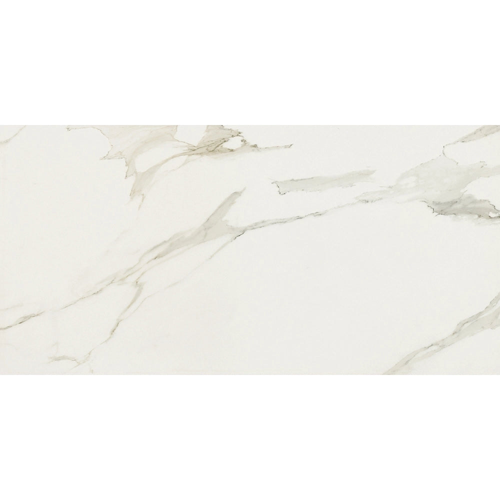 Marmerlook - Vloertegel - Cremewit - 60x120cm - Gepolijst - C05ANCO