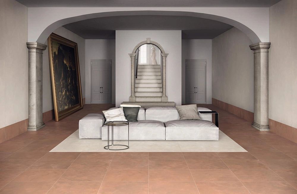 Betonlook - Vloertegel - Wit - 120x120cm - Mat - C05JOGL