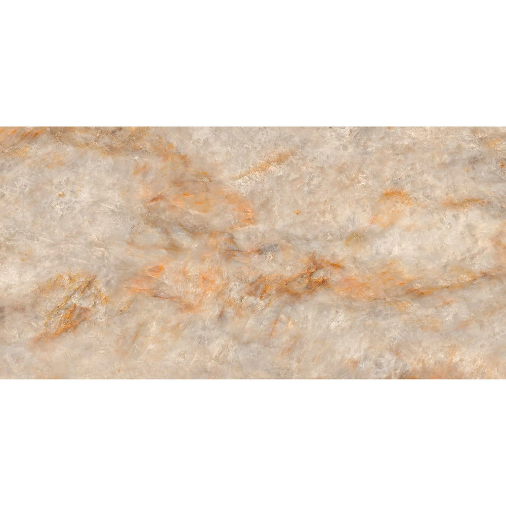 Marmerlook - Vloertegel - Lichtbruin - 60x120cm - Gepolijst - C05AFCD