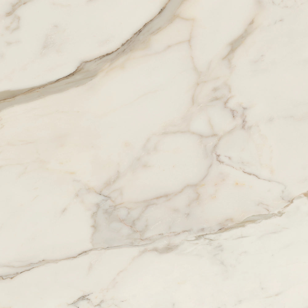 Marmerlook - Vloertegel - Cremewit - 120x120cm - Gepolijst - C05AFGW