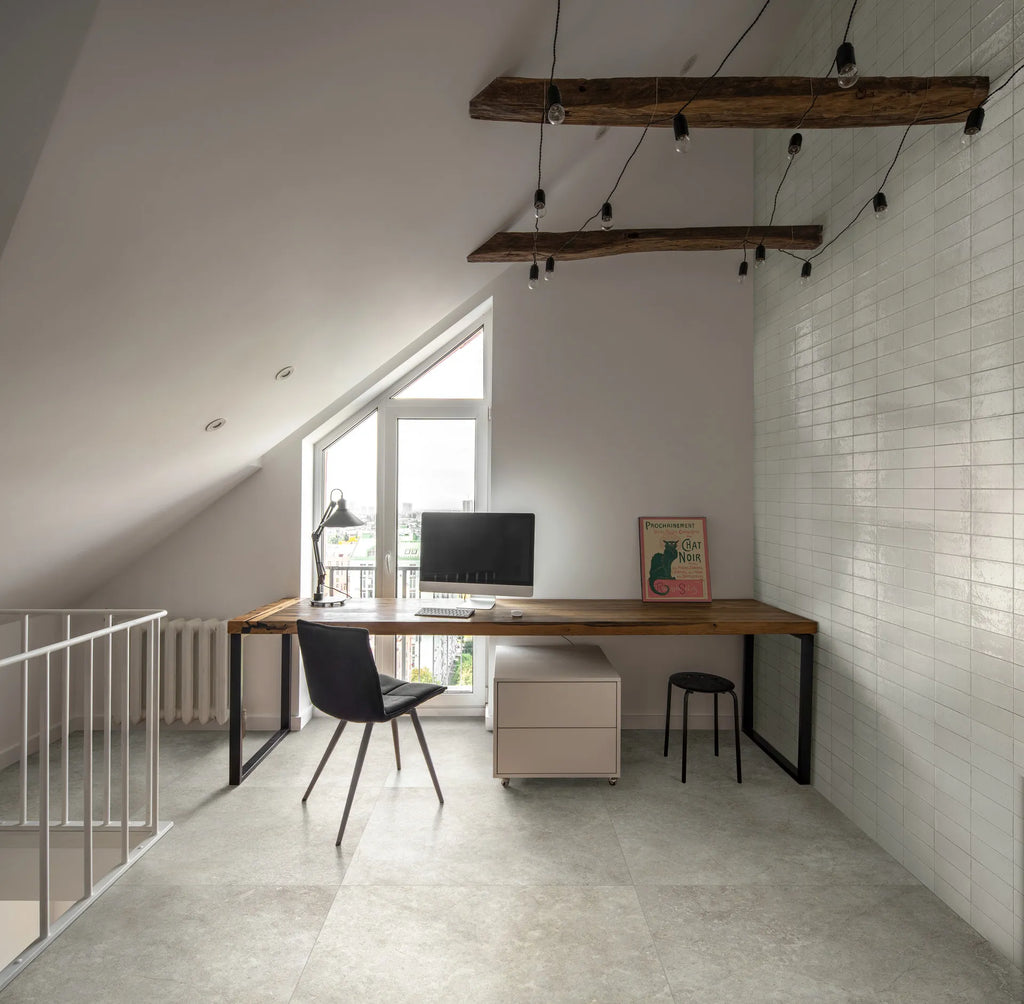 Betonlook – Vloertegel – Taupe – 100x100cm – Mat – R85RITA