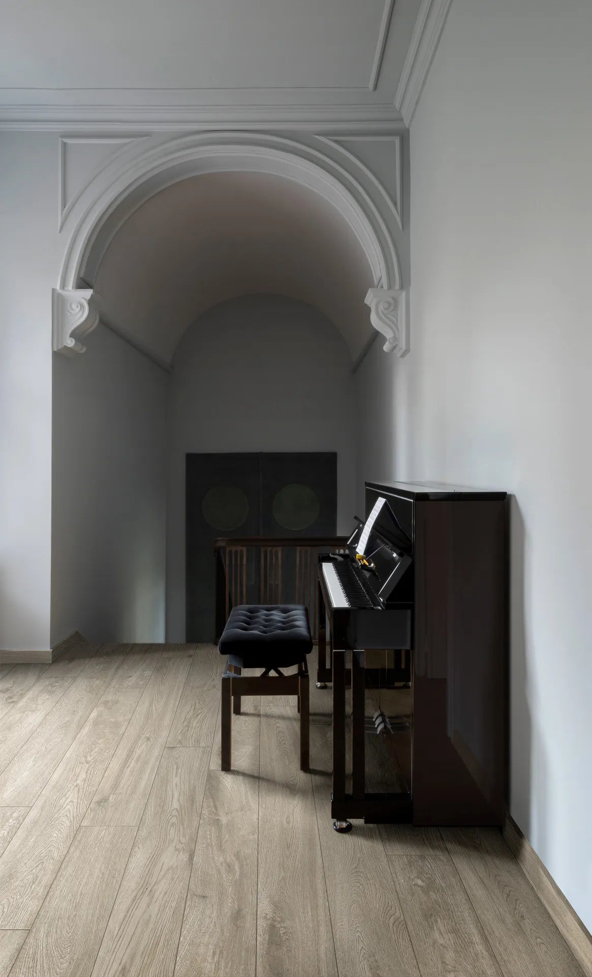 Houtlook – Vloertegel – Grijs – 20x150cm – Mat – R85BHTO