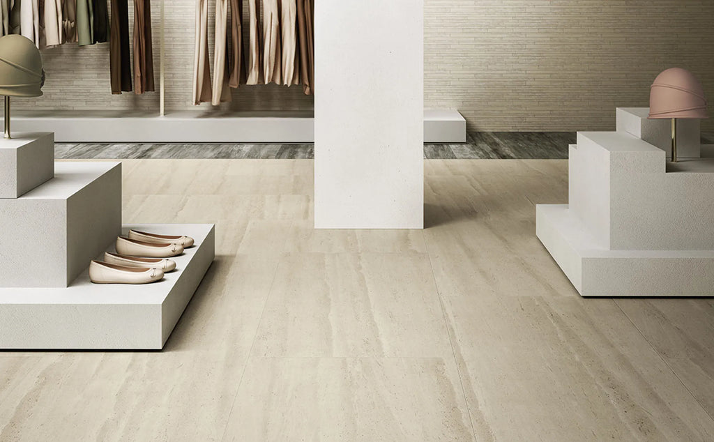 Betonlook – Vloertegel – Zand – 120x120cm – Mat – C05POFA
