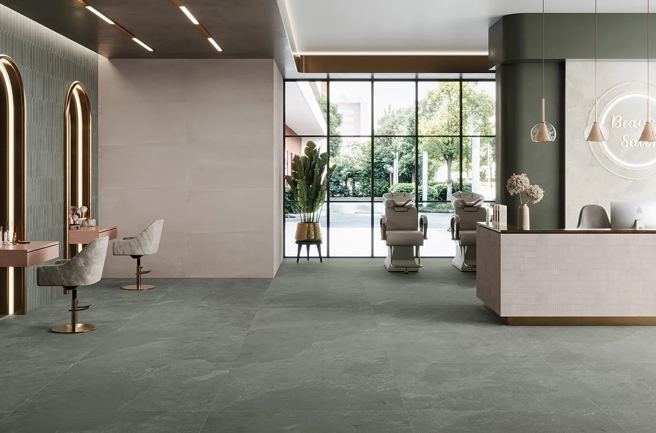 Natuursteenlook – Vloertegel – Grijs – 60x120cm – Mat – C05SLJA