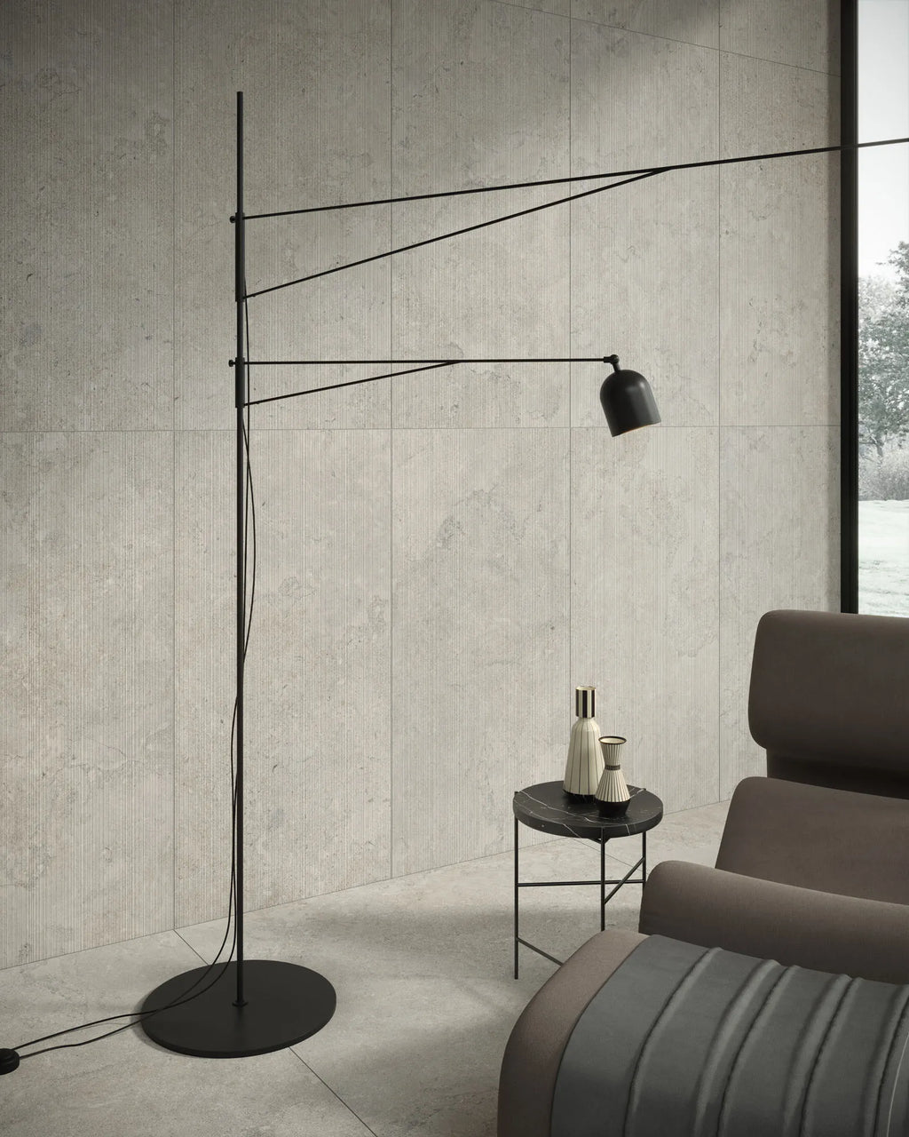 Betonlook – Vloertegel – Grijs – 80x80cm – Mat – C05PONE