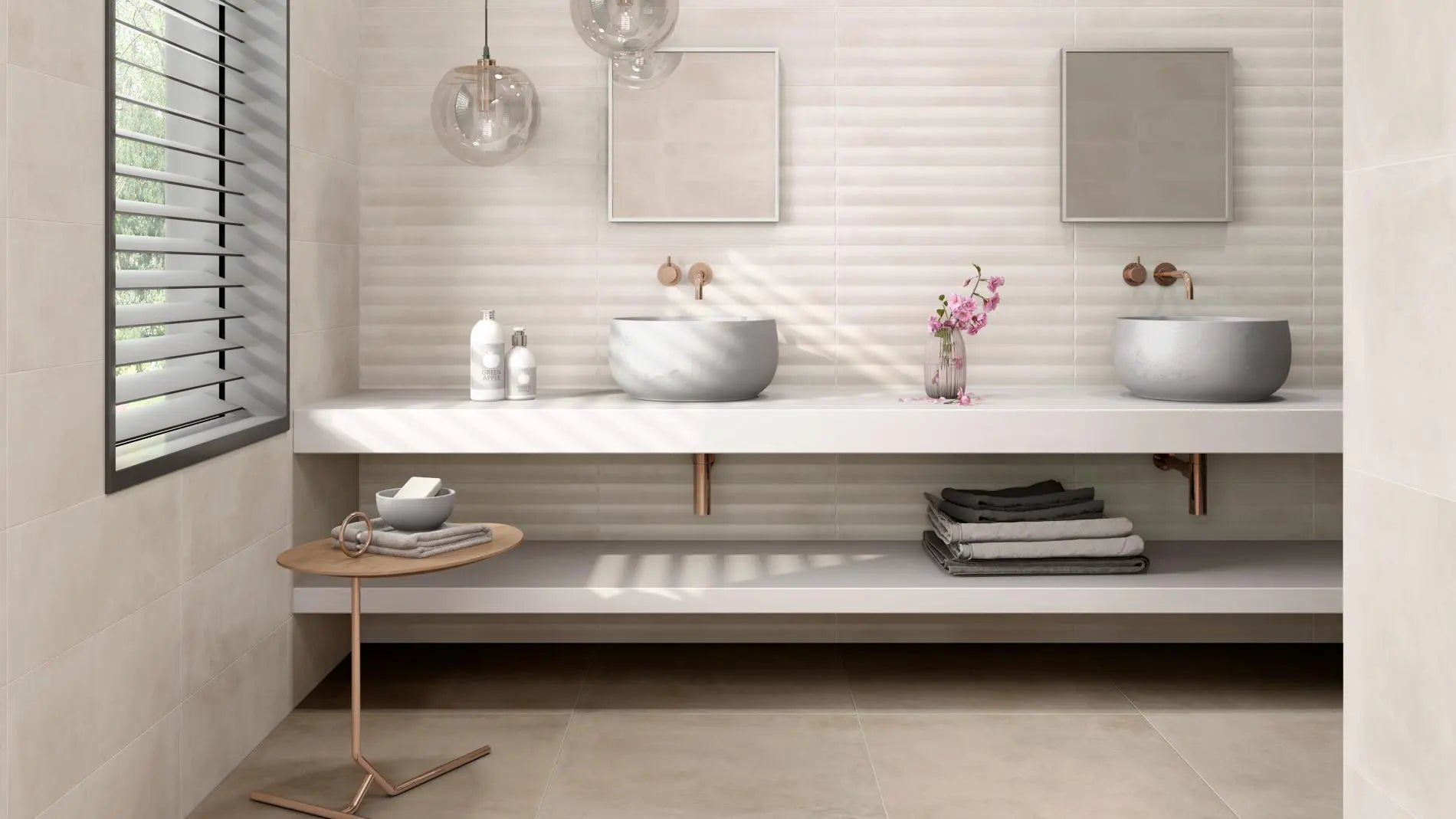 Betonlook - Vloertegel - Greige - 60,8x60,8cm - Mat - P10ESTO