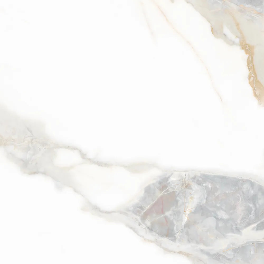 Marmerlook – Vloertegel – Wit – 60x60cm – Mat – P10PDMM