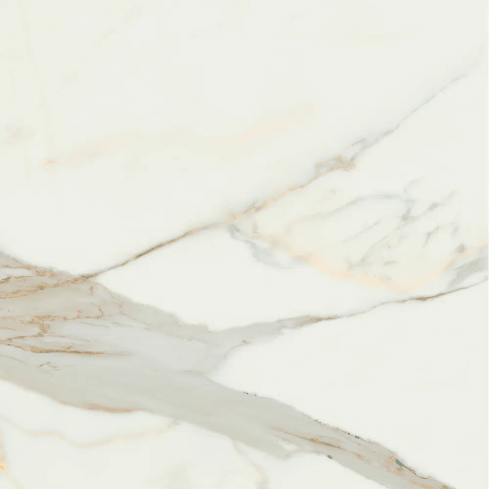 Marmerlook – Vloertegel – Wit – 60x60cm – Gepolijst – P10CGOG