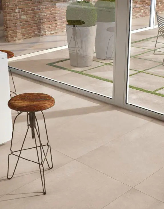 Betonlook - Vloertegel - Zand - 30x60cm - Mat - R85RECO