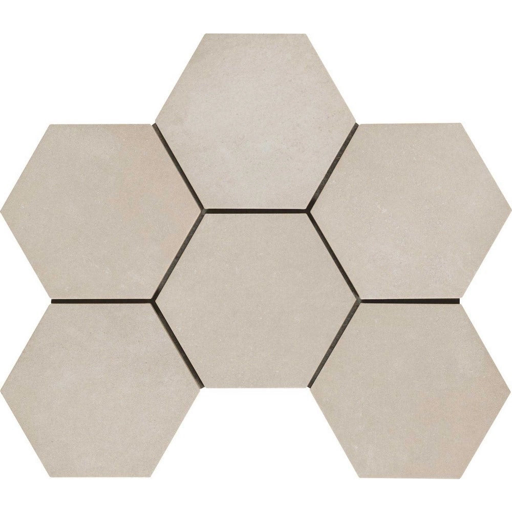 Betonlook - Vloertegel - Zand - 21x18,2cm - Mat - R85RECO