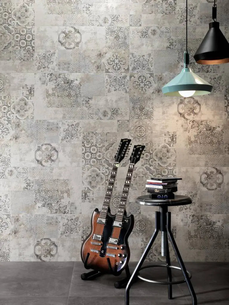 Betonlook - Vloertegel - Antraciet - 60x60cm - Mat - R85BOPI