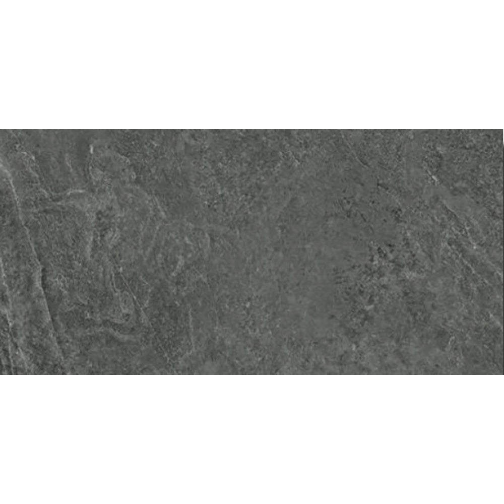 Natuursteenlook - Vloertegel - Antraciet - 30x60cm - Mat - R85SLMU