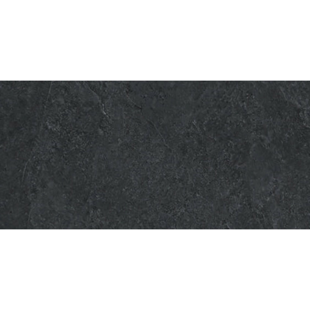 Natuursteenlook - Vloertegel - Zwart - 75x150cm - Mat - R85SLBL