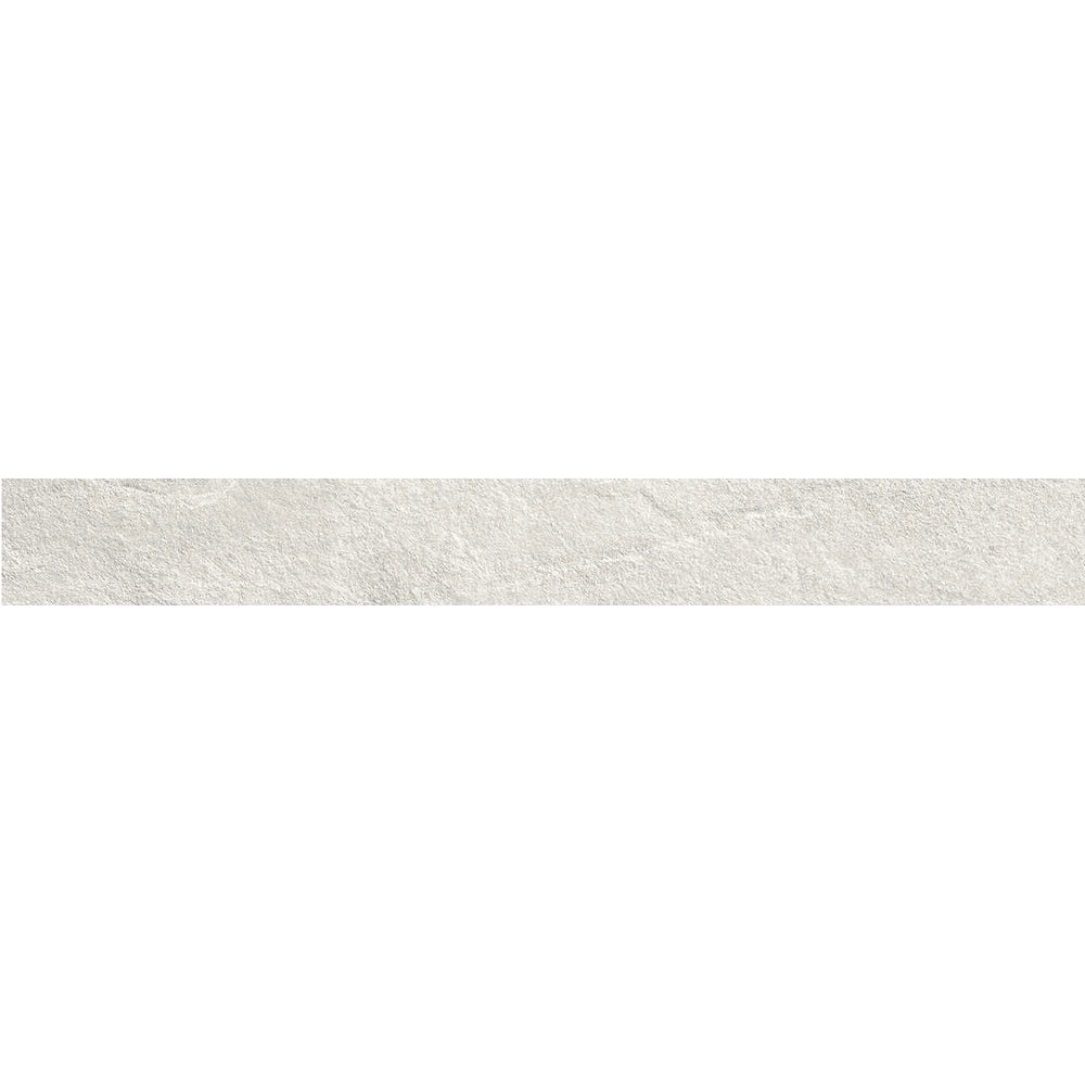 Natuursteenlook - Plinttegel - Grijswit - 7x60cm - Mat - R85SLIC