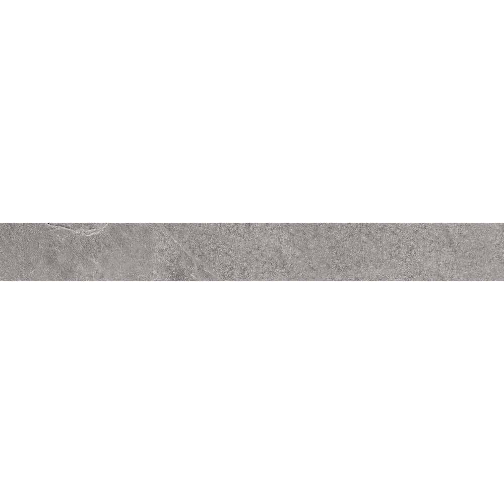 Natuursteenlook - Plinttegel - Grijs - 7x60cm - Mat - R85SLIR