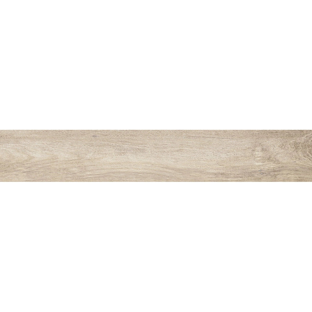 Houtlook - Vloertegel - Creme - 25x150cm - Mat - R85WOAV