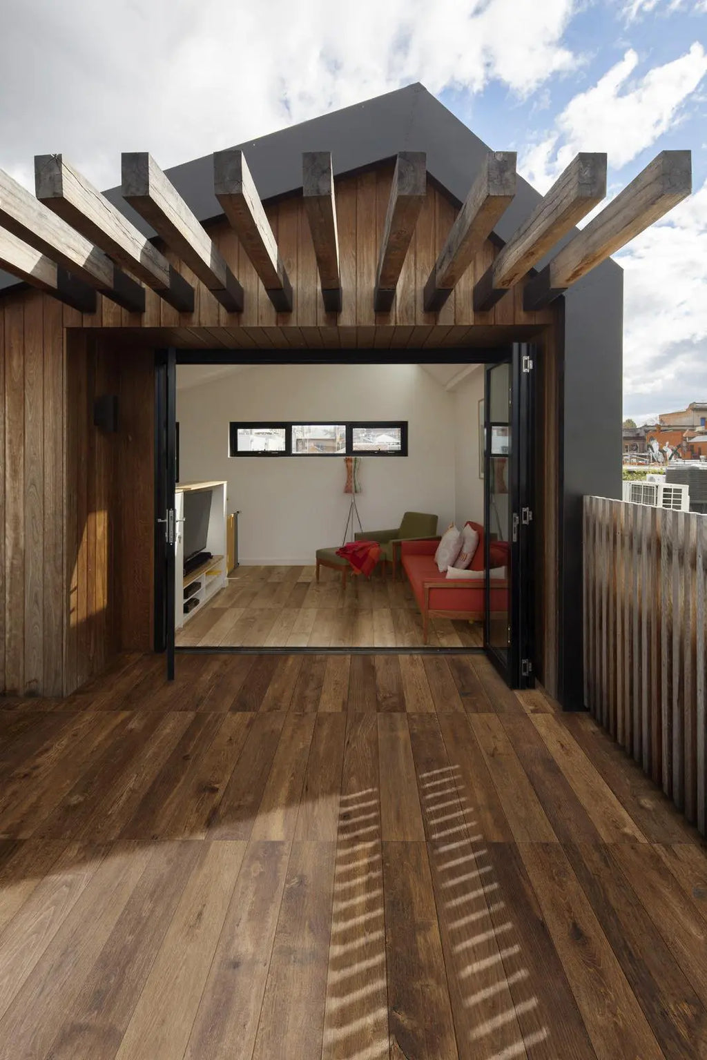 Houtlook - Vloertegel - Bruin - 25x150cm - Mat - R85WOMA