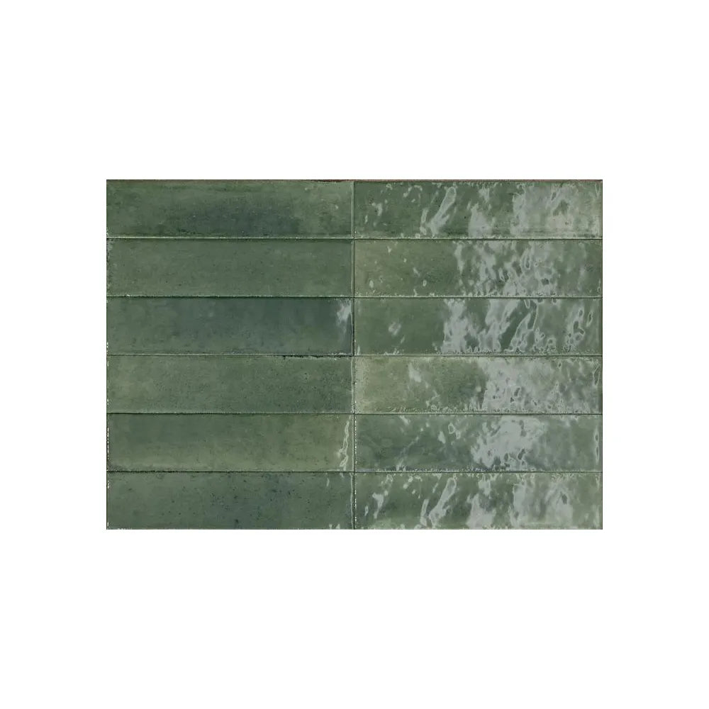 Wandtegel – Groen – 6x24cm – Glans – R85LOVE