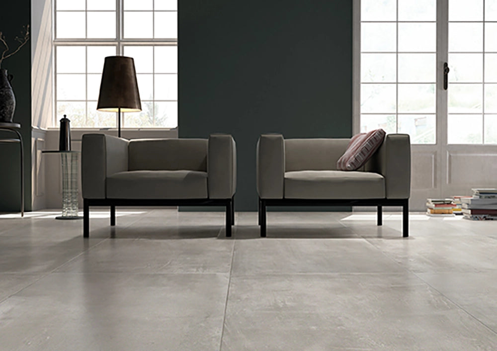 Betonlook - Vloertegel - Grijs - 120x120cm - Mat - F50POHO