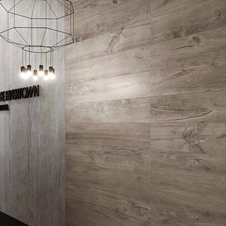 Houtlook - Vloertegel - Taupe - 20x120cm - Mat - F25COBA