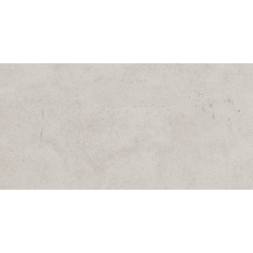 Betonlook - Vloertegel - Wit - 60x120cm - Mat - F25HYWH