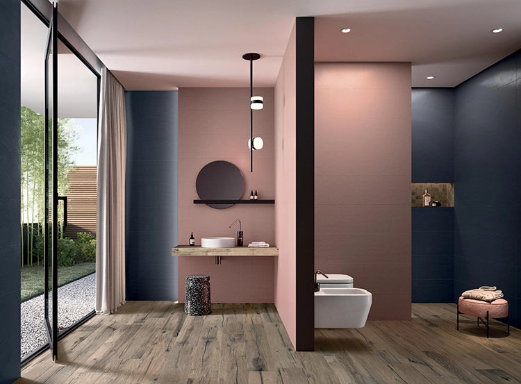 Houtlook - Vloertegel - Donkerbruin - 20x120cm - Mat - F25NWBR