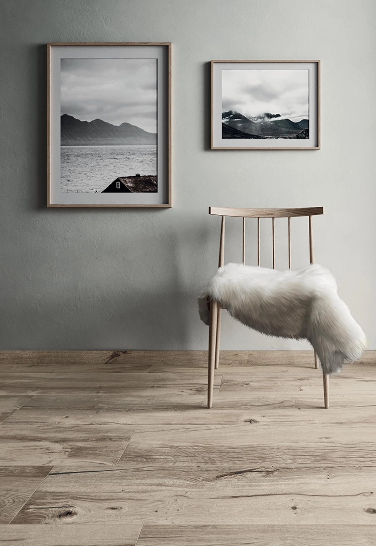 Houtlook - Vloertegel - Beige - 26x200cm - Mat - F25NWBE