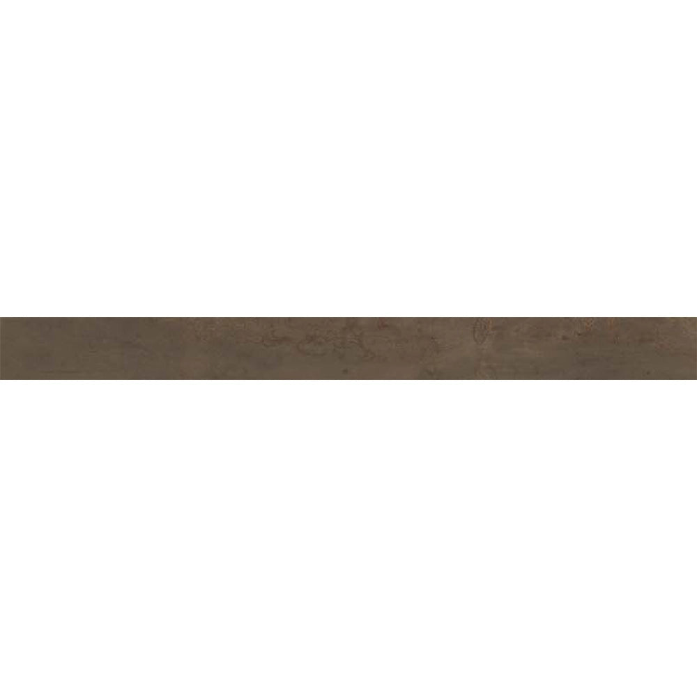 Roestlook - Plinttegel - Donkerbruin - 5,5x60cm - Mat - F25REBR