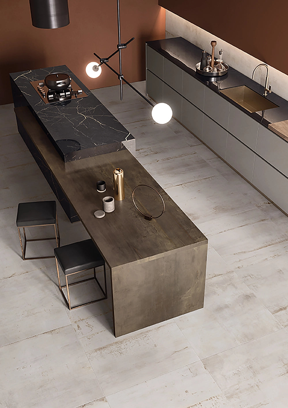 Roestlook - Plinttegel - Beige - 5,5x60cm - Mat - F25REWH