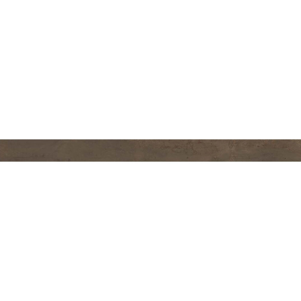 Roestlook - Plinttegel - Donkerbruin - 5,5x80cm - Mat - F25REBR