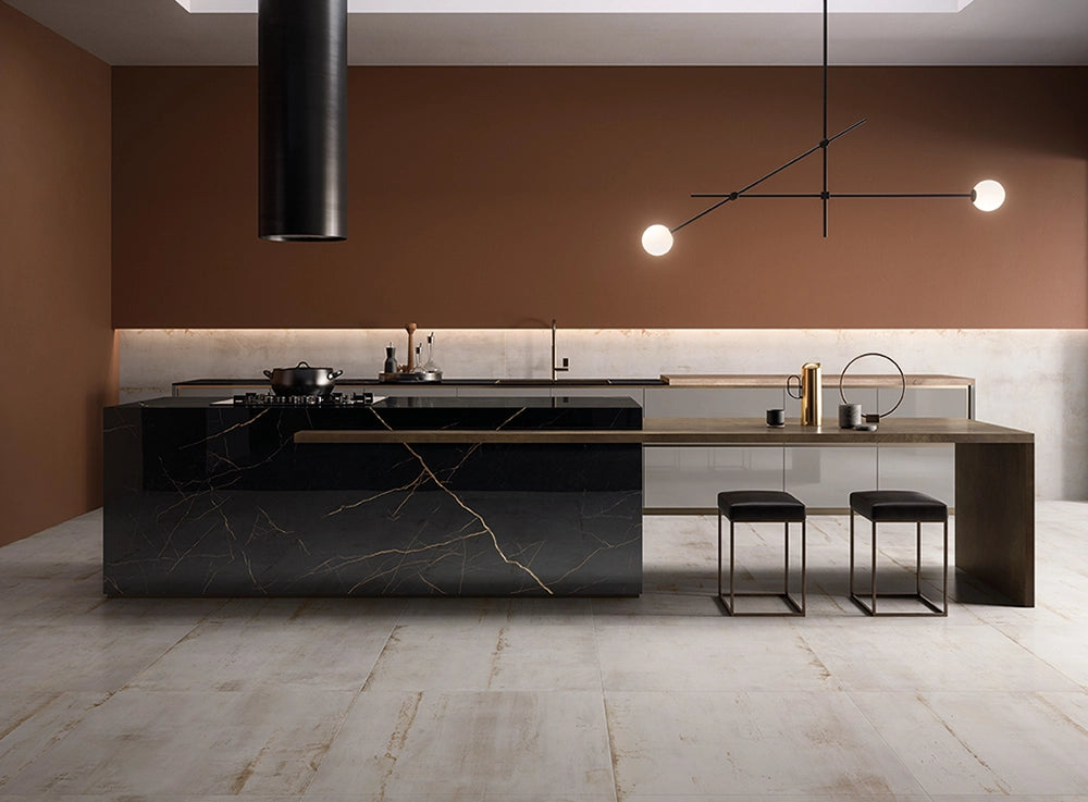 Roestlook - Plinttegel - Beige - 5,5x80cm - Mat - F25REWH