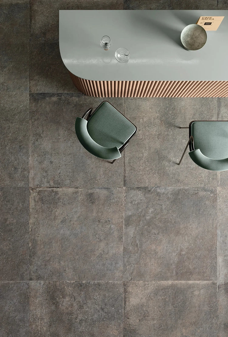 Natuursteenlook - Vloertegel - Taupe - 90x90cm - Mat - F25REMU